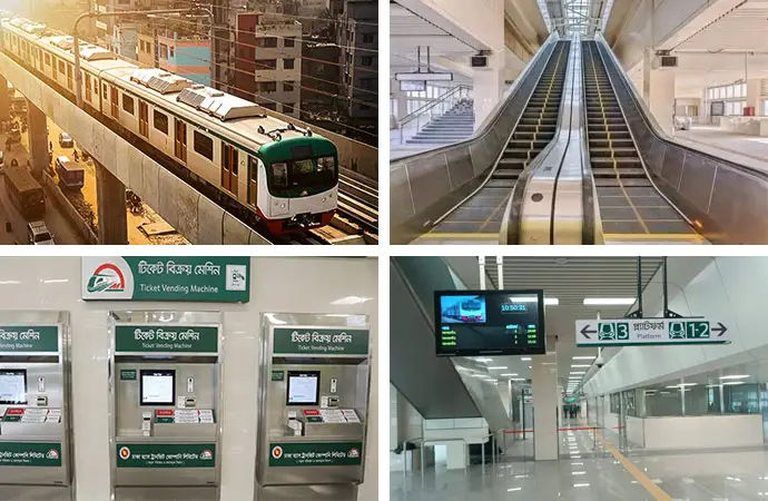 Key Features of Dhaka Metro Rail